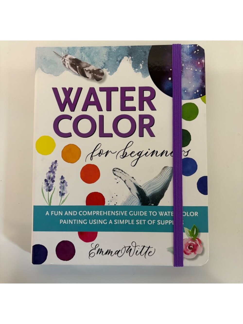 Watercolor For Beginners Emma Witte 2021 Hardcover Art Instructional Book